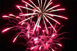 Feuerwerk zum Jahresanfang